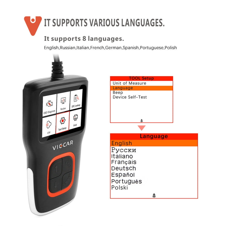 Viecar VP101 Car Code Reader OBD2 Analyzer Diagnostic Scanner ÎҵÄÉ̵ê