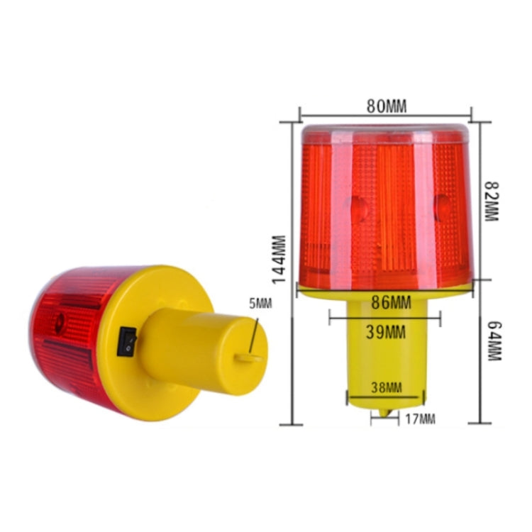 Night Solar Safety Warning Flash Light