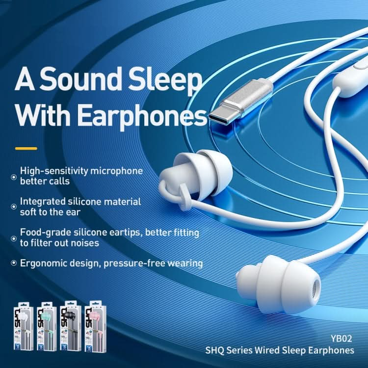 WEKOME YB02 SHQ Series In-Ear Sleep Wired Earphone