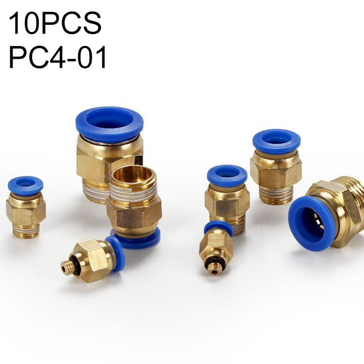 PC6-04 LAIZE 2pcs PC Male Thread Straight Pneumatic Quick Fitting Connector My Store