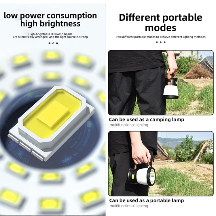 USB Multi-function Portable Rechargeable Solar Emergency Camping Lamp  Flashlight My Store