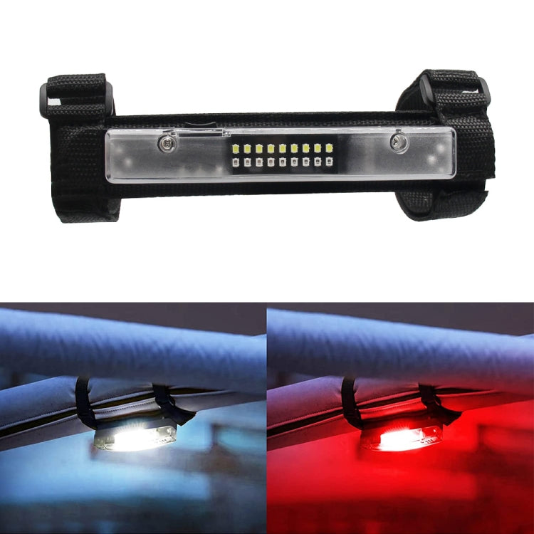 For UTV ATV Polaris RZR Golf Cart Motorcycle Two-color LED Guard Bar Light ÎҵÄÉ̵ê