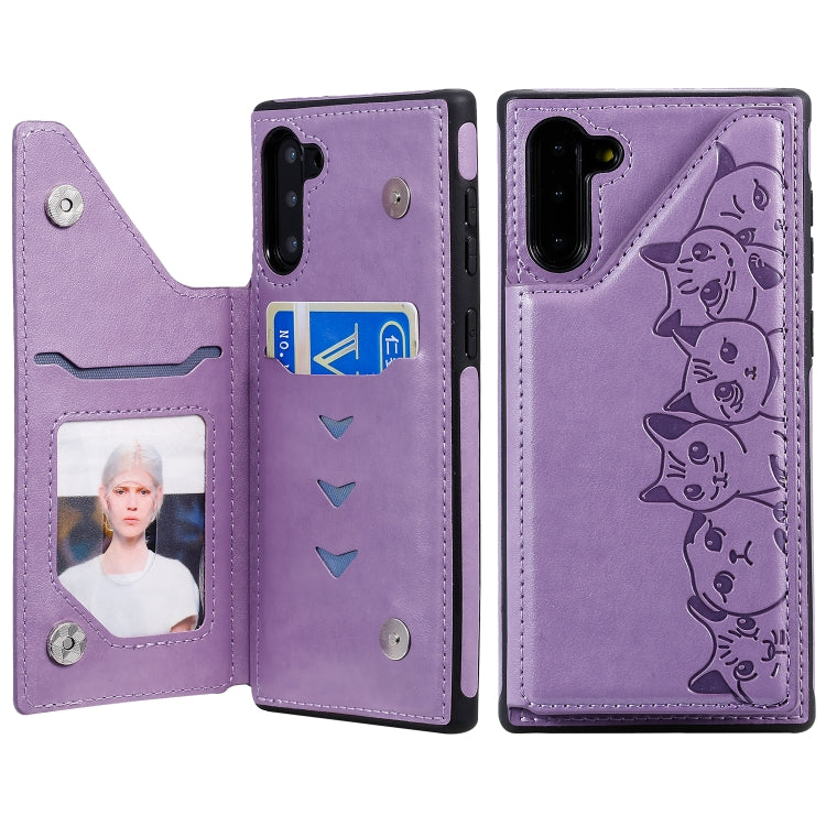 Six Cats Embossing Pattern Protective Case with Holder & Card Slots & Photo Frame, Series 6 My Store