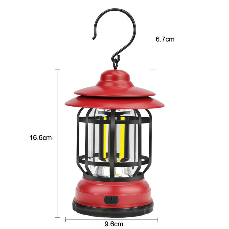 Portable Retro Hanging Lamp Lantern Camping Tent Light My Store