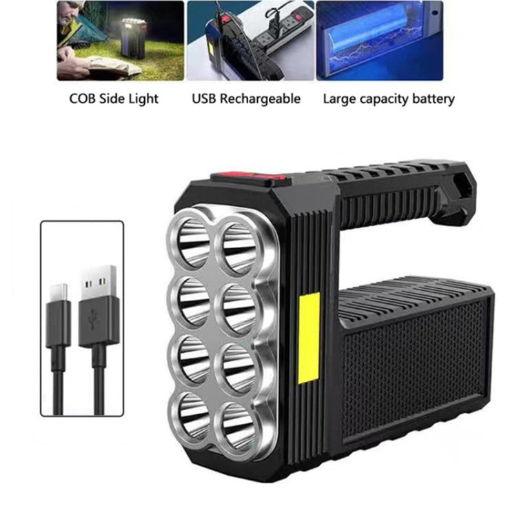 Super Bright Waterproof 8 LED Camping Flashlight Lamp