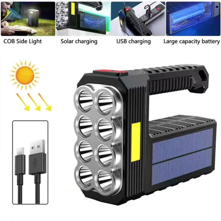 Super Bright Waterproof 8 LED Camping Flashlight Lamp