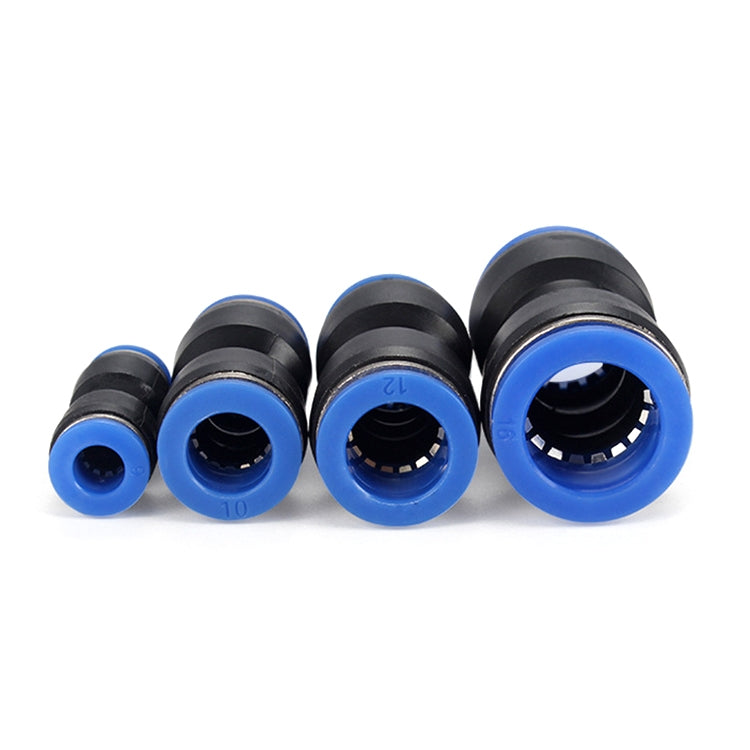 LAIZE 10pcs PU Plastic Straight Pneumatic Quick Fitting Connector My Store