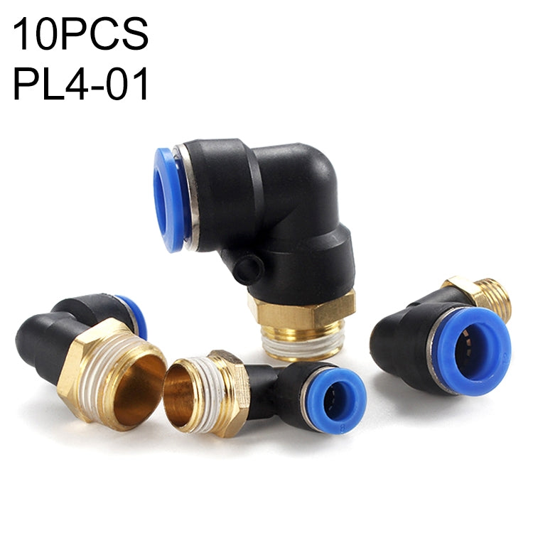 PL6-04 LAIZE 2pcs Male Thread Elbow Pneumatic Quick Fitting Connector My Store