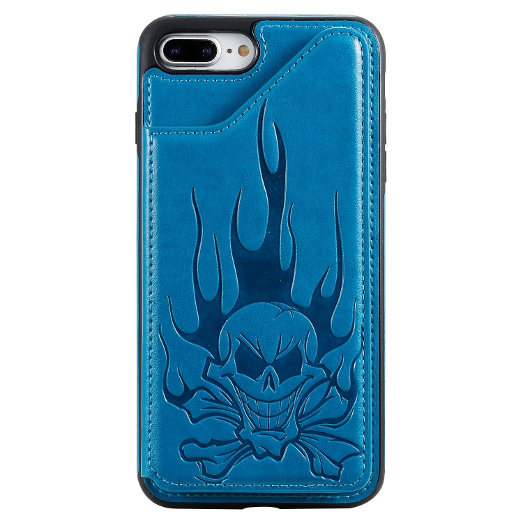 Skull Head Embossing Pattern Shockproof Protective Case with Holder & Card Slots & Wallet, Series 2 My Store