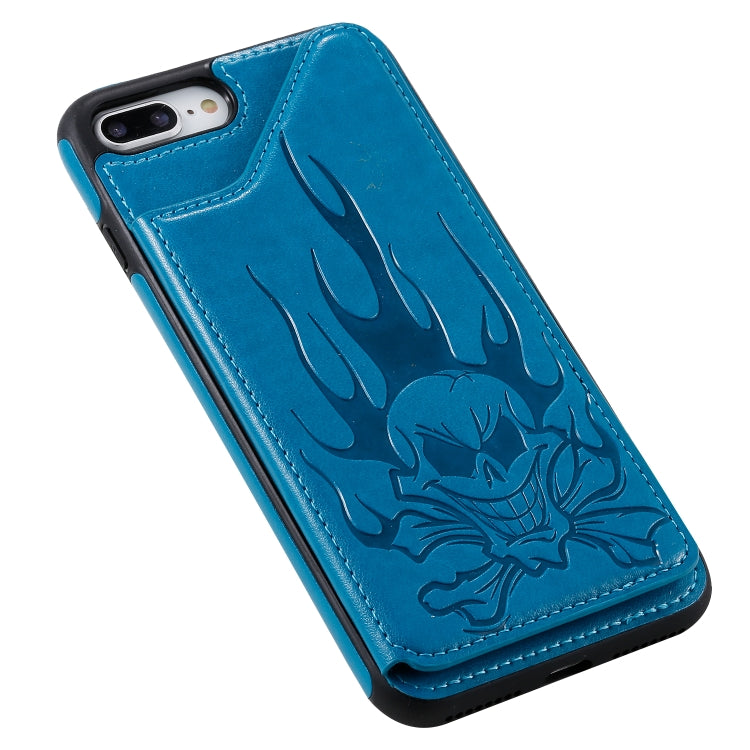 Skull Head Embossing Pattern Shockproof Protective Case with Holder & Card Slots & Wallet, Series 2 My Store