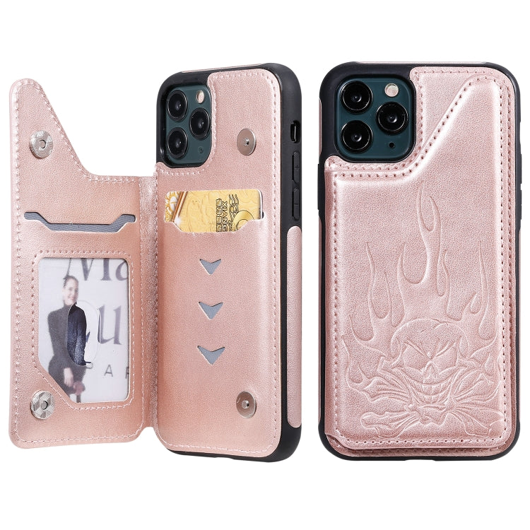 Skull Head Embossing Pattern Shockproof Protective Case with Holder & Card Slots & Wallet, Series 5 My Store