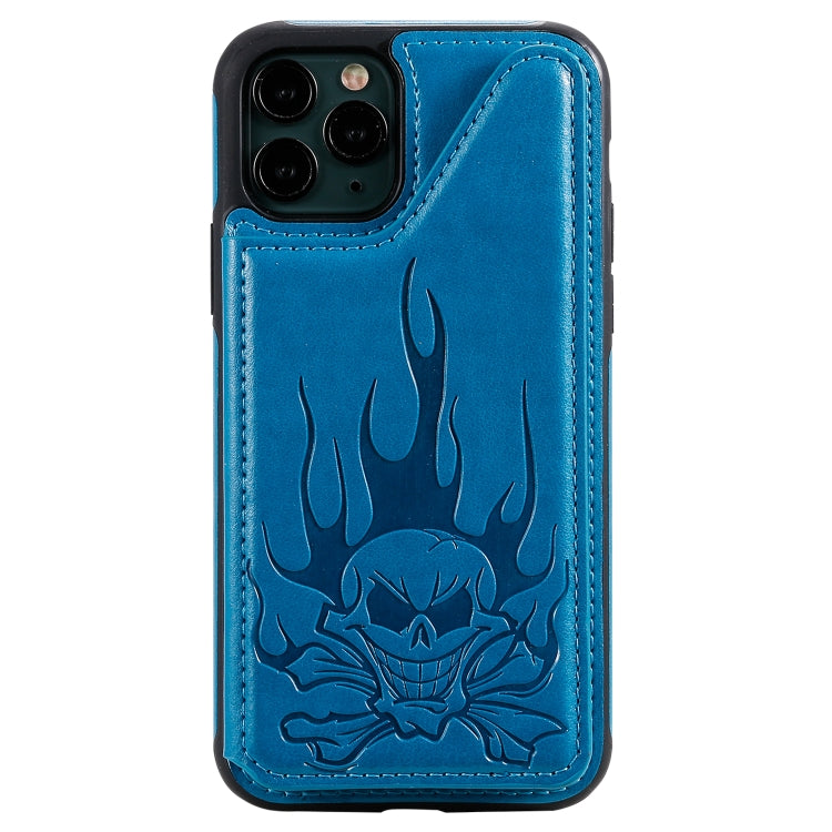 Skull Head Embossing Pattern Shockproof Protective Case with Holder & Card Slots & Wallet, Series 3 My Store