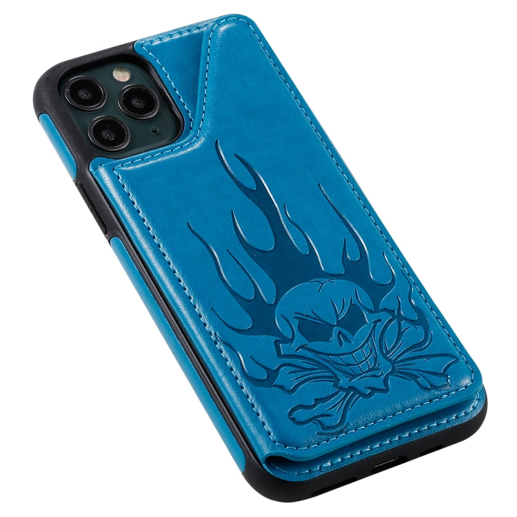 Skull Head Embossing Pattern Shockproof Protective Case with Holder & Card Slots & Wallet, Series 3 My Store