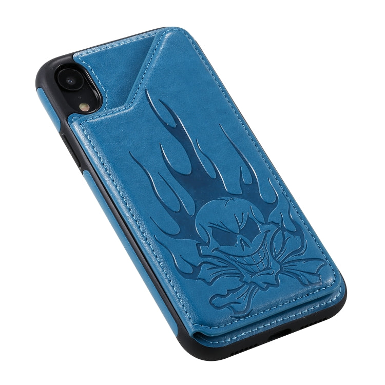 Skull Head Embossing Pattern Shockproof Protective Case with Holder & Card Slots & Wallet, Series 1 My Store