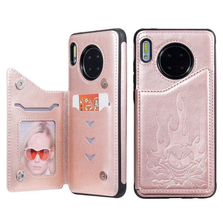 Skull Head Embossing Pattern Shockproof Protective Case with Holder & Card Slots & Wallet, Series 1 My Store