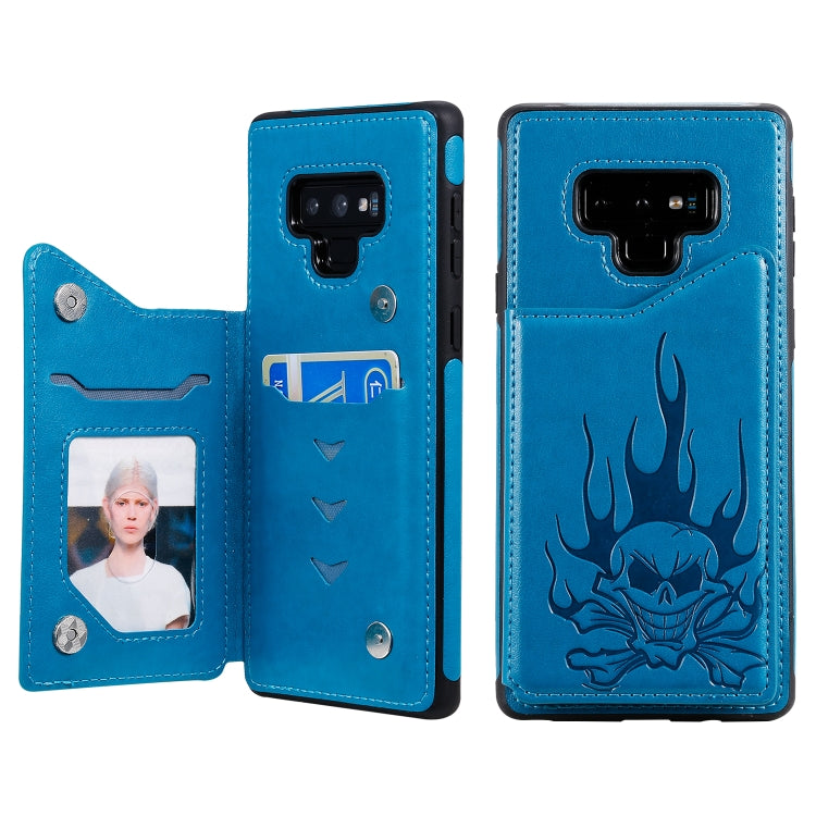 Skull Head Embossing Pattern Shockproof Protective Case with Holder & Card Slots & Wallet, Series 2 My Store