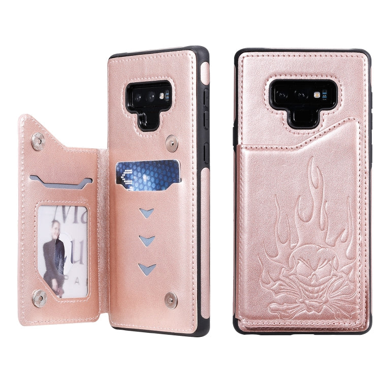 Skull Head Embossing Pattern Shockproof Protective Case with Holder & Card Slots & Wallet, Series 2 My Store