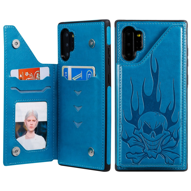 Skull Head Embossing Pattern Shockproof Protective Case with Holder & Card Slots & Wallet, Series 2 My Store