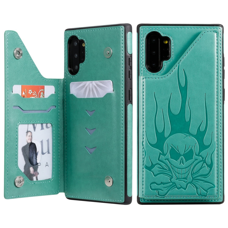 Skull Head Embossing Pattern Shockproof Protective Case with Holder & Card Slots & Wallet, Series 2 My Store