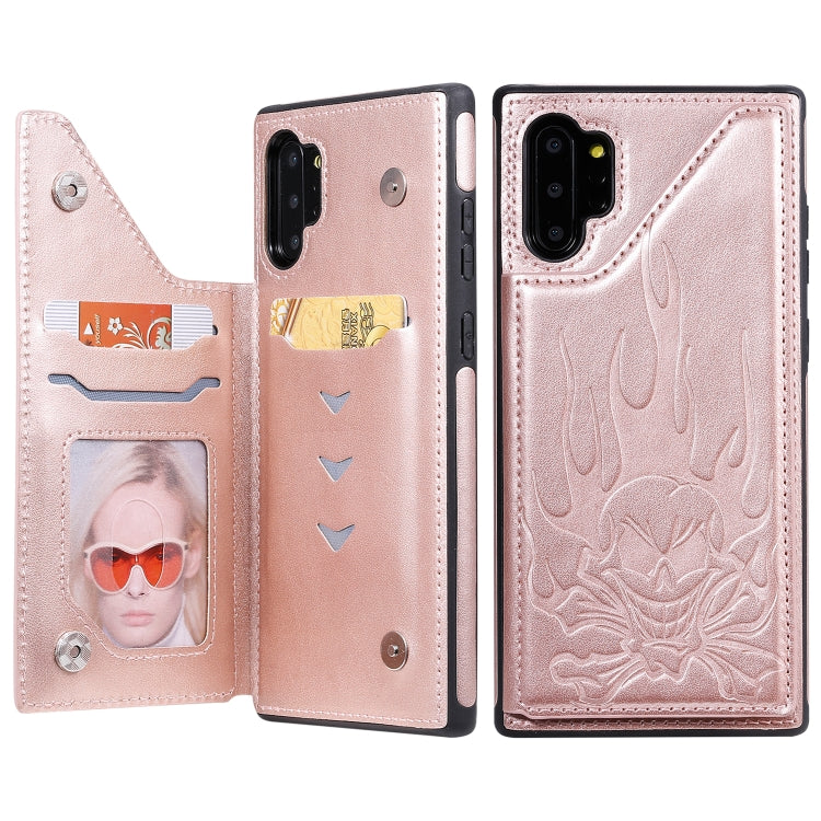 Skull Head Embossing Pattern Shockproof Protective Case with Holder & Card Slots & Wallet, Series 2 My Store