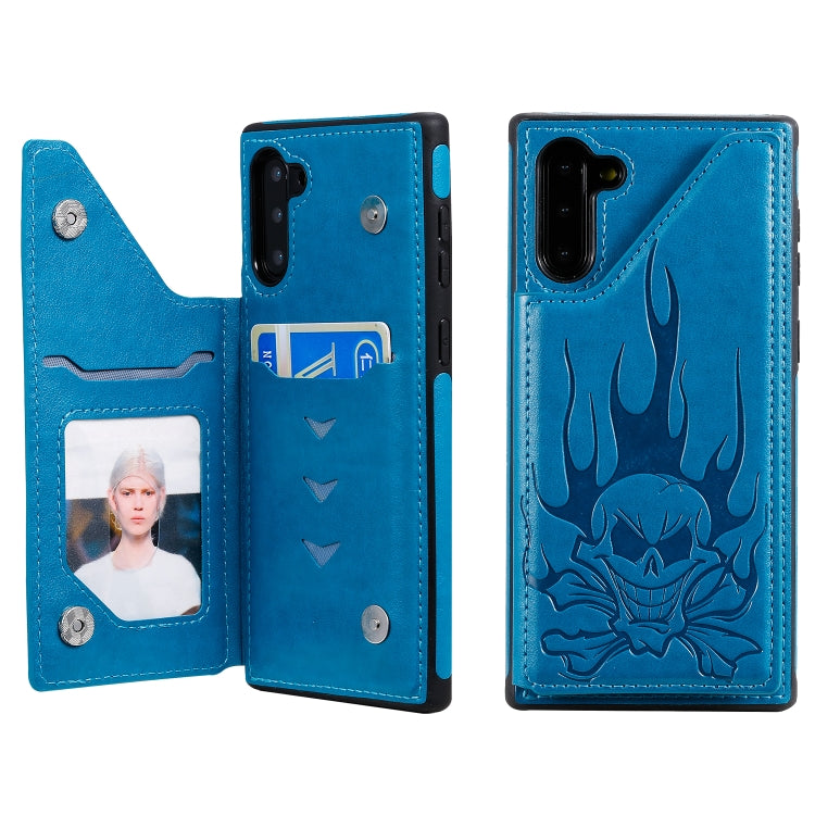 Skull Head Embossing Pattern Shockproof Protective Case with Holder & Card Slots & Wallet, Series 1 My Store