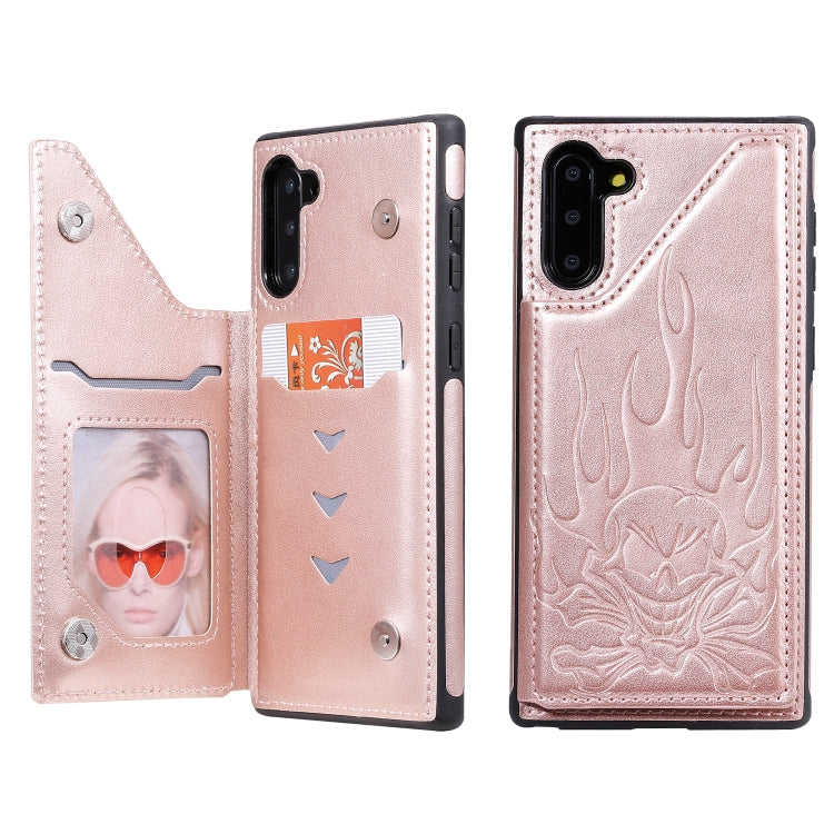 Skull Head Embossing Pattern Shockproof Protective Case with Holder & Card Slots & Wallet, Series 1 My Store