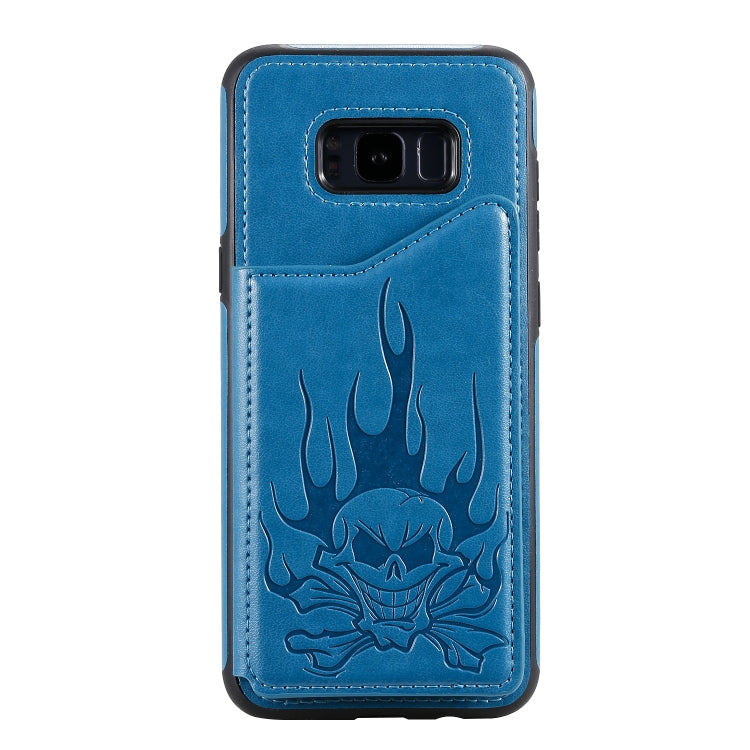 Skull Head Embossing Pattern Shockproof Protective Case with Holder & Card Slots & Wallet, Series 5 My Store