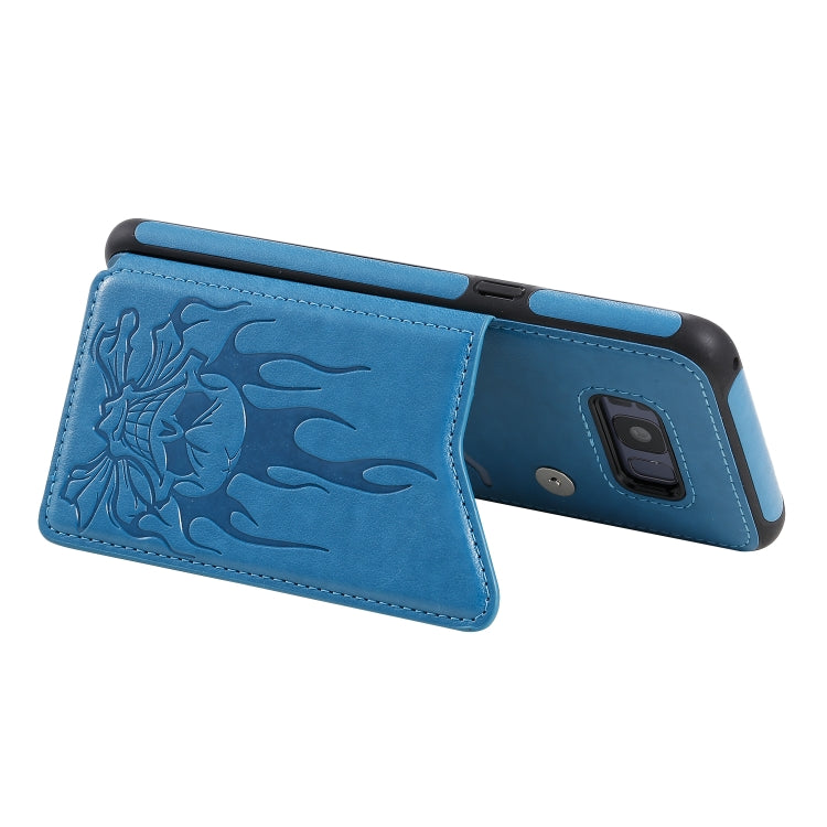 Skull Head Embossing Pattern Shockproof Protective Case with Holder & Card Slots & Wallet, Series 5 My Store