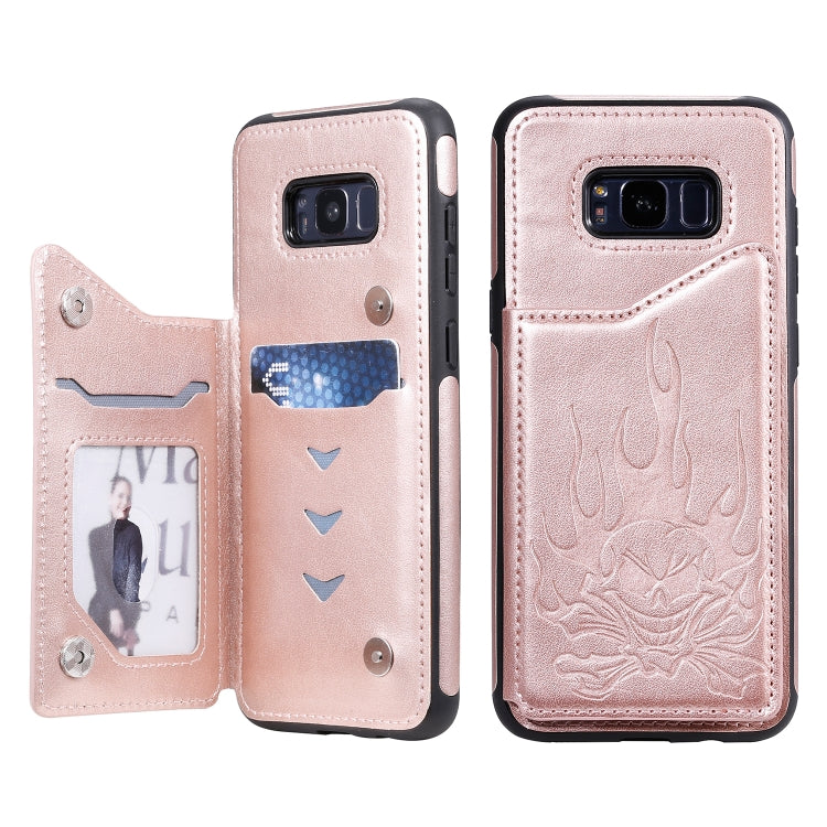 Skull Head Embossing Pattern Shockproof Protective Case with Holder & Card Slots & Wallet, Series 5 My Store