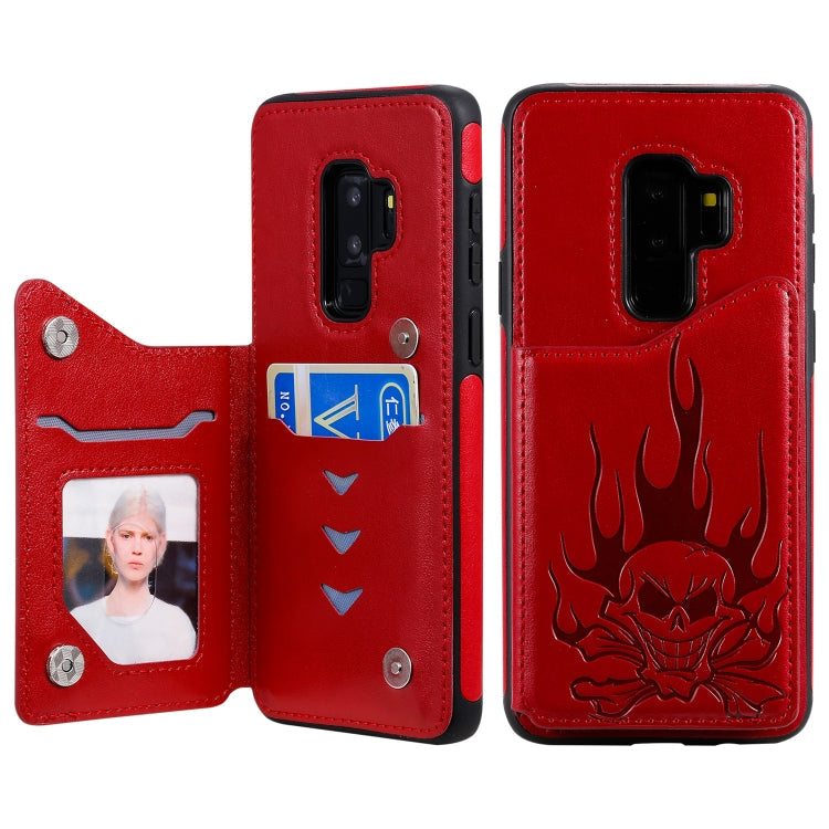 Skull Head Embossing Pattern Shockproof Protective Case with Holder & Card Slots & Wallet, Series 5 My Store