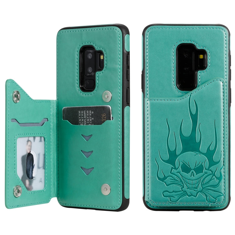 Skull Head Embossing Pattern Shockproof Protective Case with Holder & Card Slots & Wallet, Series 5 My Store