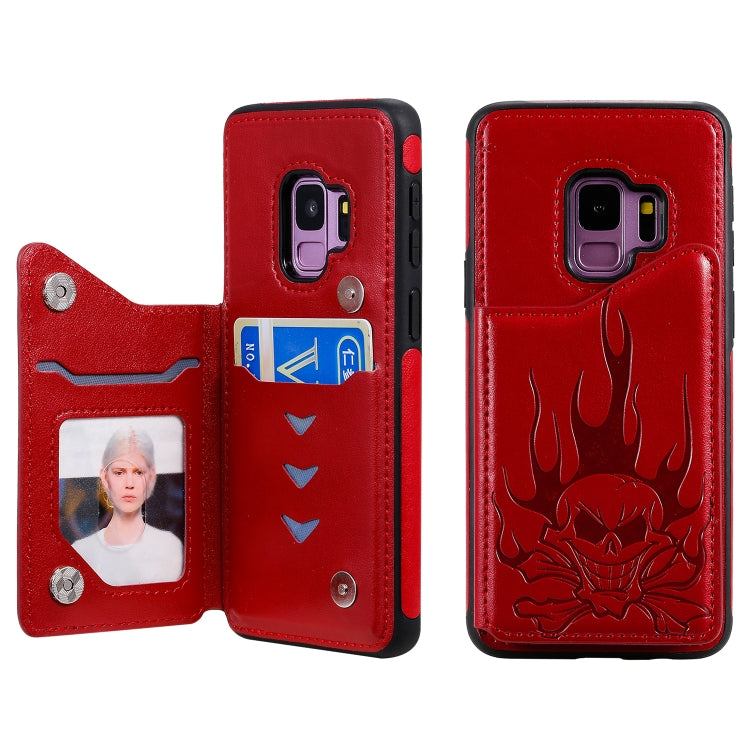 Skull Head Embossing Pattern Shockproof Protective Case with Holder & Card Slots & Wallet, Series 2 My Store