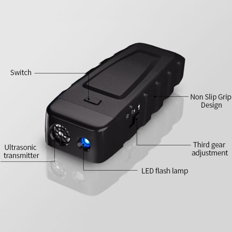 Rechargeable Ultrasonic Bark Stopper Automatic Identification of Sonic Dog Trainer - Reluova