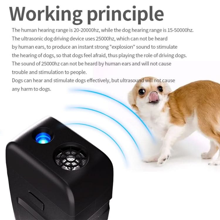 Rechargeable Ultrasonic Bark Stopper Automatic Identification of Sonic Dog Trainer - Reluova