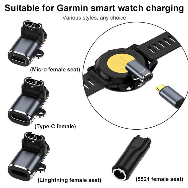 For Garmin Watch Charging Adapter