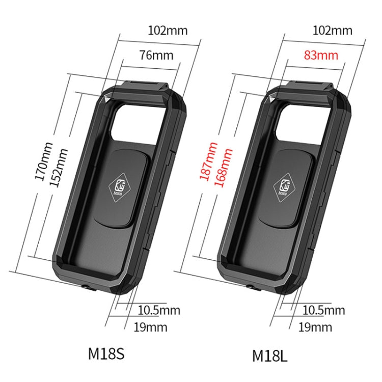 M18L-QD Motorcycle / Bicycle Waterproof Quick Release Mobile Phone Holder ÎҵÄÉ̵ê