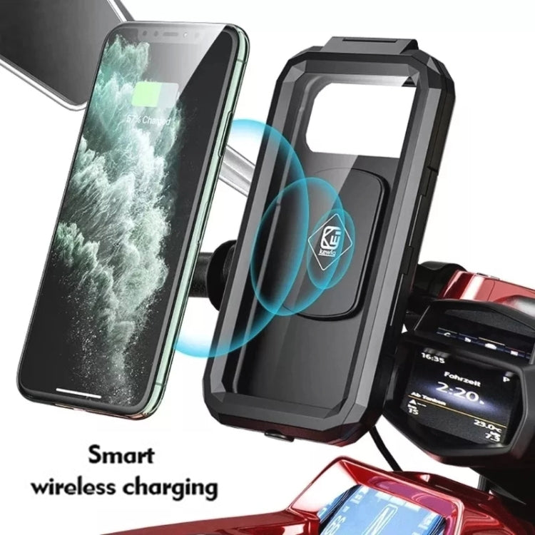 Motorcycle / Bicycle Handlebar Wireless Charging Waterproof Box Mobile Phone Holder ÎҵÄÉ̵ê