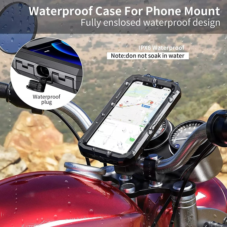 Motorcycle / Bicycle Handlebar Wireless Charging Waterproof Box Mobile Phone Holder ÎҵÄÉ̵ê