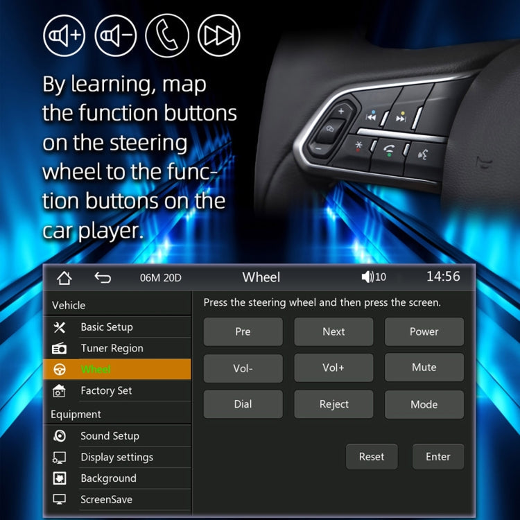 FS02C 7 inch HD Capacitive Touch Screen Car MP5 Player Supports Bluetooth/Reverse/Mobile Phone Internet