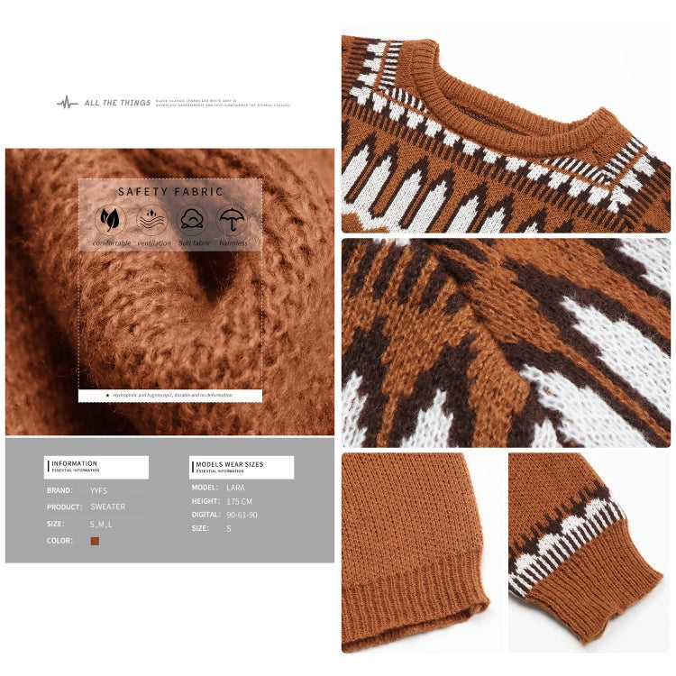 Fall Winter Women Knitted Long Sleeve Sweater Pullover