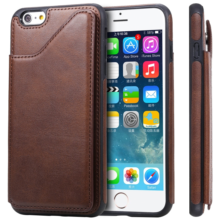 Shockproof Calf Texture Protective Case with Holder & Card Slots & Frame, Series 3 My Store