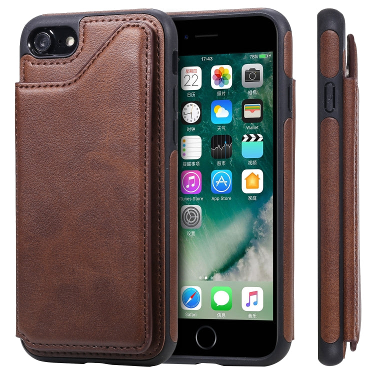 Shockproof Calf Texture Protective Case with Holder & Card Slots & Frame, Series 3 My Store