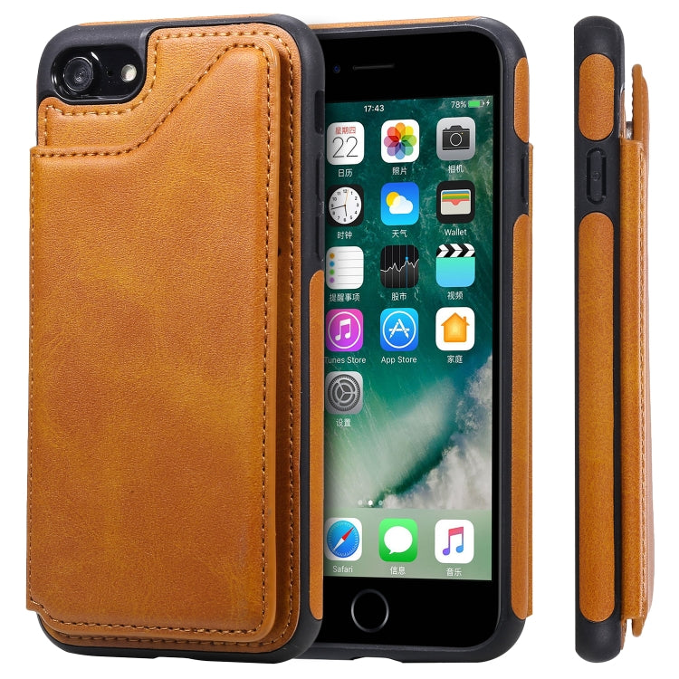 Shockproof Calf Texture Protective Case with Holder & Card Slots & Frame, Series 3 My Store