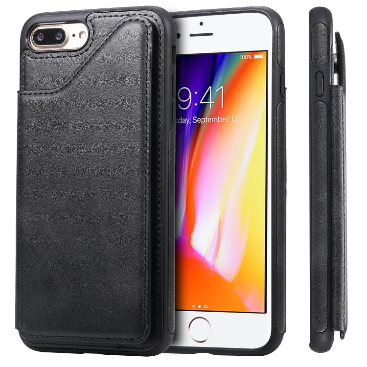 Shockproof Calf Texture Protective Case with Holder & Card Slots & Frame, Series 6