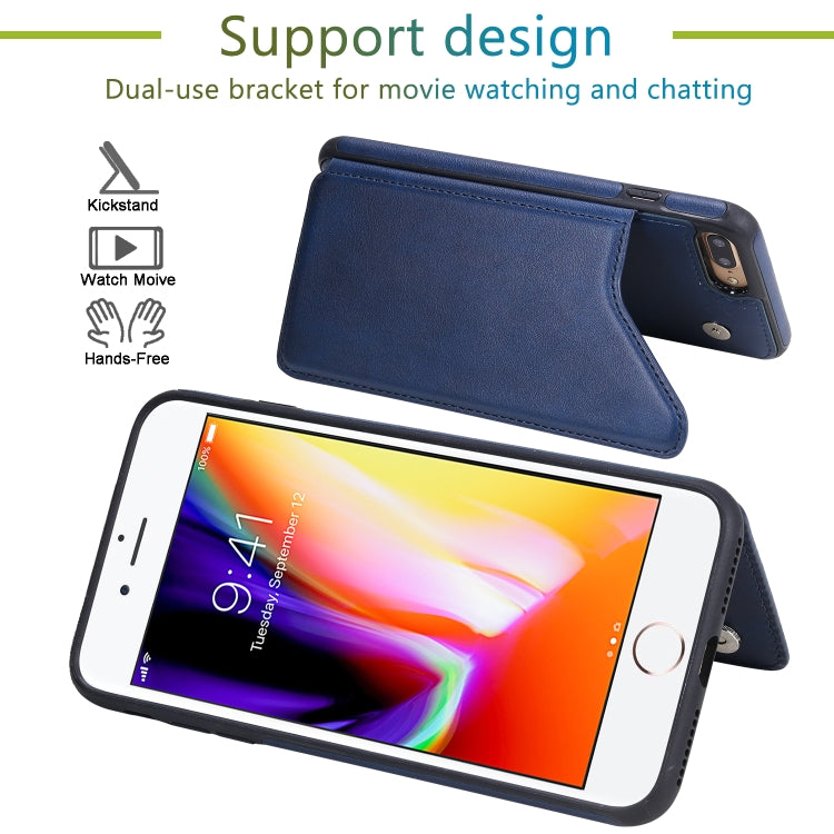 Shockproof Calf Texture Protective Case with Holder & Card Slots & Frame, Series 6 My Store