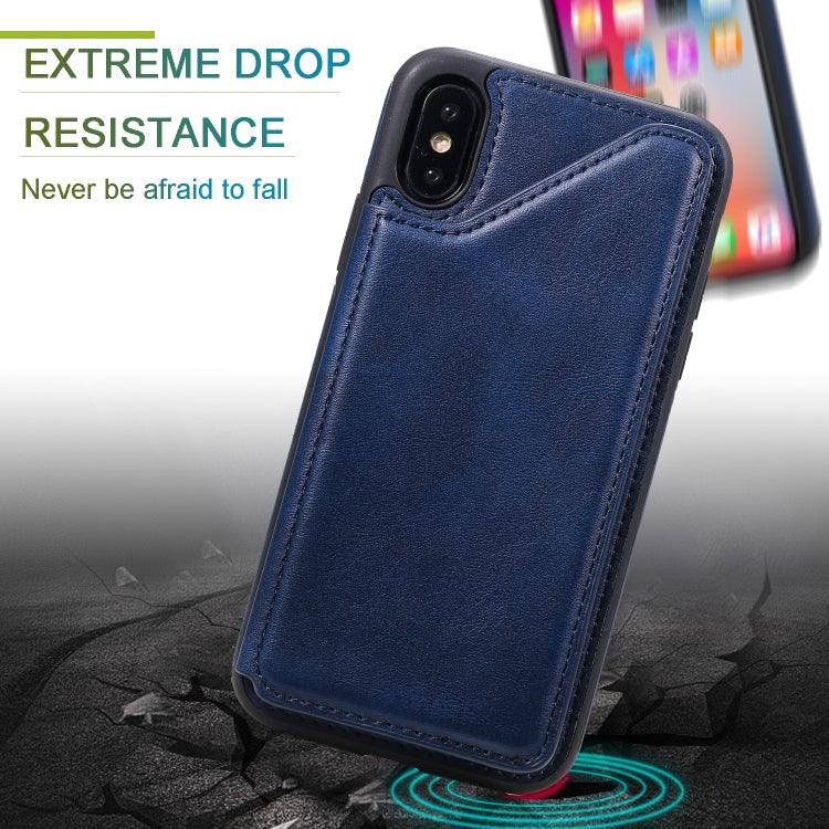 Shockproof Calf Texture Protective Case with Holder & Card Slots & Frame, Series 2 My Store