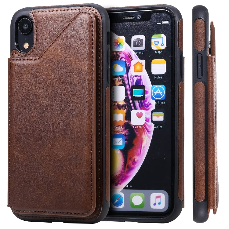 Shockproof Calf Texture Protective Case with Holder & Card Slots & Frame, Series 1 My Store