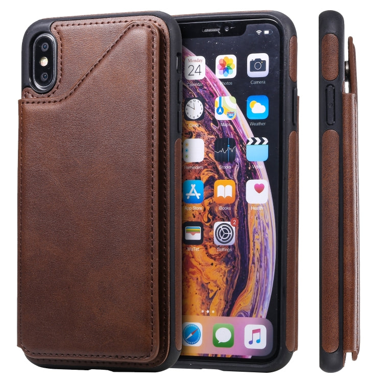 Shockproof Calf Texture Protective Case with Holder & Card Slots & Frame, Series 4 My Store