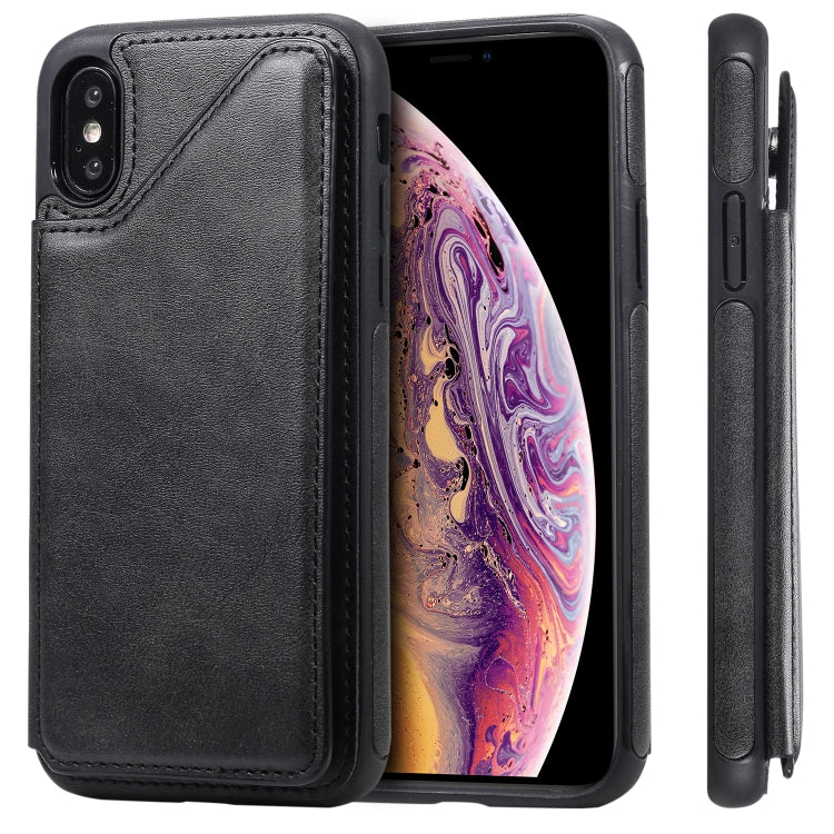 Shockproof Calf Texture Protective Case with Holder & Card Slots & Frame, Series 6 My Store