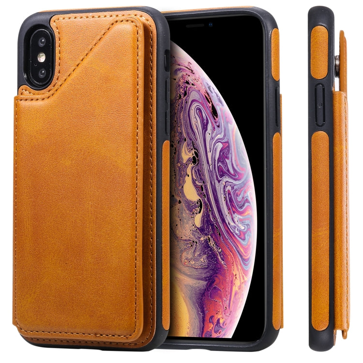 Shockproof Calf Texture Protective Case with Holder & Card Slots & Frame, Series 6 My Store